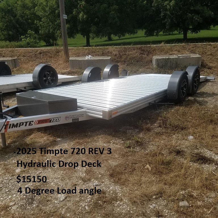 New 2025 TIMPTE Timpte 7x20 REV3 Hydraulic Aluminum Car Hauler Seneca